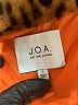 JOA 100% Polyester Animal Print Orange Faux Fur Jacket Size S - photo 6