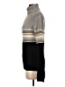 Mandee Color Block Gray Turtleneck Sweater Size S - photo 5