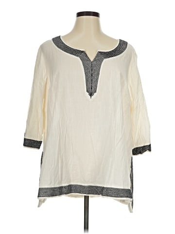 Ellos 3/4 Sleeve Blouse (view 1)