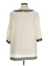Ellos 100% Cotton Ivory 3/4 Sleeve Blouse Size 1X - photo 2