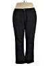 Catherines Animal Print Black Casual Pants Size 26W - photo 1