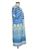 Bianca Paisley Blue Casual Dress Size 10 - photo 4