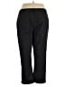Catherines Animal Print Black Casual Pants Size 26W - photo 2
