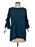 Chenault Blue 3/4 Sleeve Top Size S - photo 1