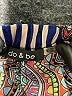 Do & Be 100% Polyester Print Blue Leggings Size M - photo 7