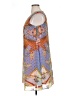 Studio One 100% Polyester Paisley Orange Casual Dress Size 14 - photo 5