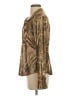 Cache Animal Print Brown Long Sleeve Blouse Size S - photo 5