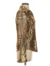 Cache Animal Print Brown Long Sleeve Blouse Size S - photo 4