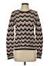 BCBGMAXAZRIA Chevron-herringbone Brown Pullover Sweater Size XS - photo 1