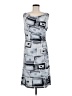 Premise Studio Graphic Silver Cocktail Dress Size M - photo 1