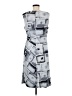 Premise Studio Graphic Silver Cocktail Dress Size M - photo 2