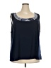R&M Richards Blue Sleeveless Blouse Size 22 - photo 1