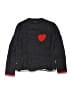 Assorted Brands 100% Cashmere Hearts Gray Cashmere Pullover Sweater Size M (kids) - photo 1