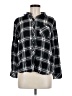 Well Worn Plaid Black Long Sleeve Button-Down Shirt Size M - photo 1