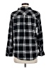 Well Worn Plaid Black Long Sleeve Button-Down Shirt Size M - photo 2