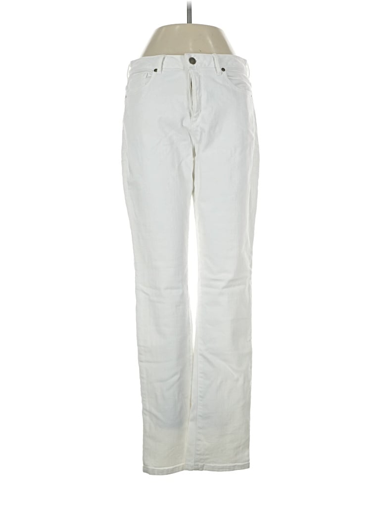 Pre-owned Ann Mashburn Jeans In Ivory