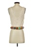 Debut 100% Polyester Ivory Tank Top Size S - photo 2