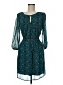 En Focus Studio 100% Polyester Teal Casual Dress Size 8 - photo 1