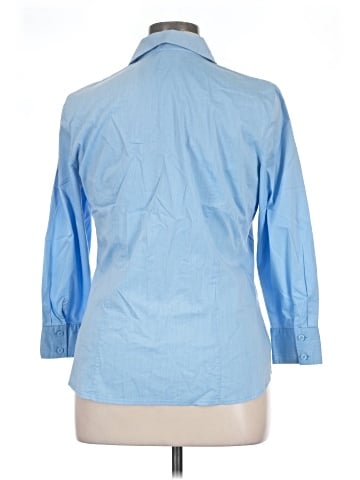 Worthington 3/4 Sleeve Button-Down Shirt (view 2)