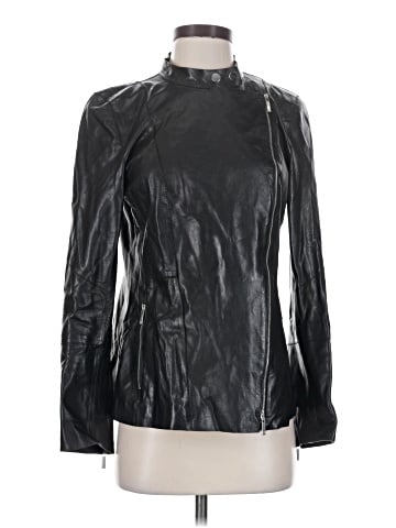 Lafayette 148 New York Leather Jacket (view 1)