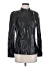 Lafayette 148 New York 100% Leather Solid Black Leather Jacket Size 4 - photo 1