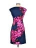 Wisp Print Blue Cocktail Dress Size 2 - photo 2