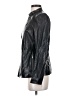 Lafayette 148 New York 100% Leather Solid Black Leather Jacket Size 4 - photo 5