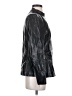 Lafayette 148 New York 100% Leather Solid Black Leather Jacket Size 4 - photo 4