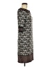 Max Studio Print Gray Casual Dress Size M - photo 4