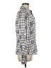 Etcetera 100% Viscose Print Silver Long Sleeve Blouse Size 8 - photo 4