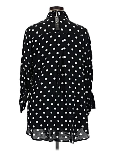 Velvet Heart 3/4 Sleeve Button-Down Shirt (view 2)