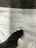 Jonathan Simkhai 100% Cotton Solid Ivory Cargo Shorts Size 30 waist - photo 3