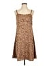CAbi 100% Polyester Animal Print Brown Casual Dress Size XS - photo 1