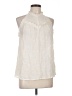 Mine Ivory Sleeveless Blouse Size L - photo 1