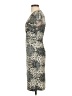 BCBG Paris 100% Polyester Print Gray Cocktail Dress Size S - photo 5