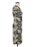 BCBG Paris 100% Polyester Print Gray Cocktail Dress Size S - photo 4