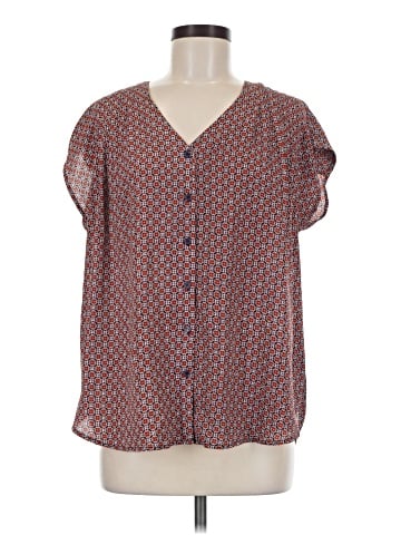 Pleione Short Sleeve Blouse (view 1)