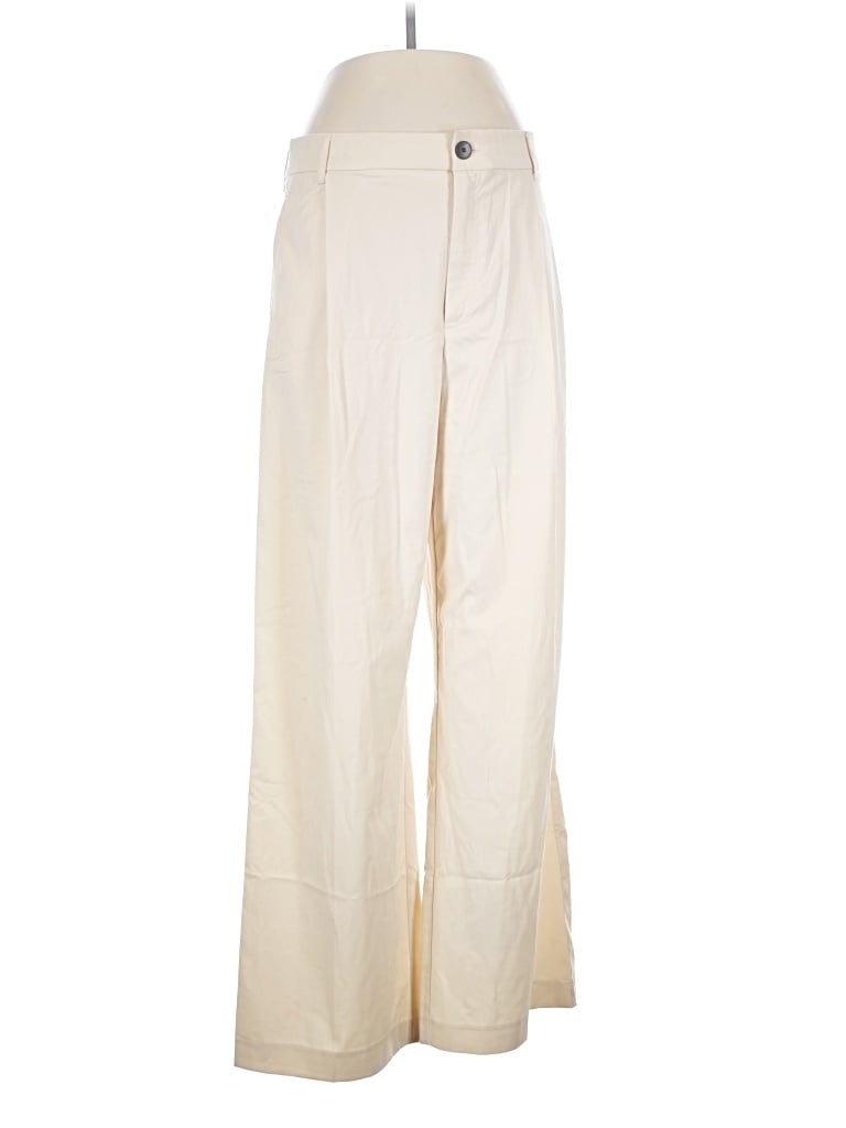 Pre-owned Zara Casual Pants In Ivory