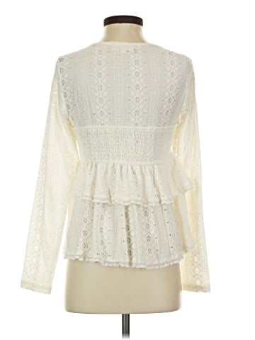 Listicle Long Sleeve Blouse (view 2)
