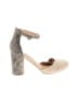 Lauren Conrad Animal Print Ivory Heels Size 9 1/2 - photo 1