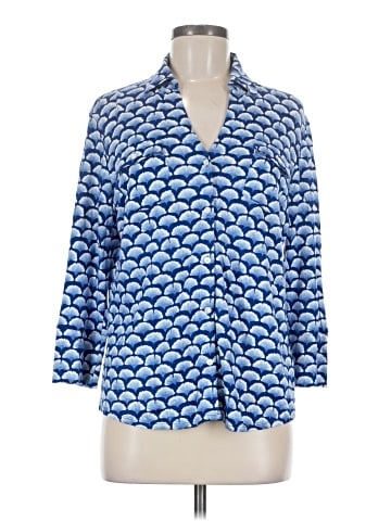 J. McLaughlin 3/4 Sleeve Button-Down Shirt (view 1)