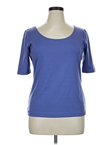 Lafayette 148 New York Short Sleeve Top (view 1)