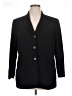 Collections for Le Suit 100% Polyester Black Blazer Size 16 - photo 1