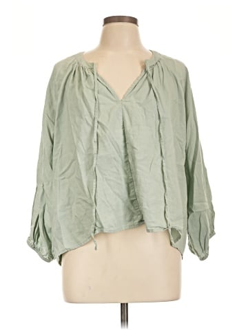 A New Day 3/4 Sleeve Blouse (view 1)