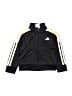 Adidas 100% Polyester Black Track Jacket Size 3T - photo 1
