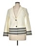 J.Crew Stripes Ivory Blazer Size XL - photo 1