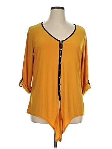 Notations 3/4 Sleeve Blouse (view 1)