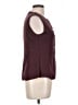 H&M Burgundy Sleeveless Blouse Size L - photo 4