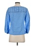 J.Crew Blue 3/4 Sleeve Blouse Size 2 (petite) - photo 2
