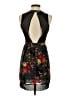 Astr 100% Polyester Print Black Cocktail Dress Size XS - photo 2